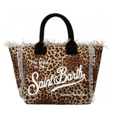 Borsa a mano SAINT BARTH VANITY - Sand Leopard 05953H
